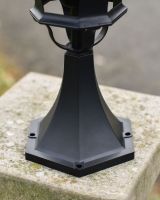 Small Tourega Pillar Light Base close up