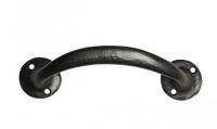 Smooth Black Iron Pull Handle