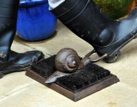 Rustic Snail Boot Brush and Boot Jack