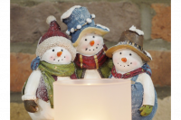 Snowmen Candle Holder