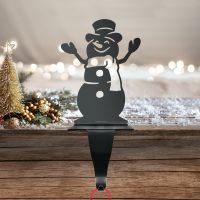 Snowman Stocking Holder in Situ