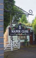 Bramble house sign in use