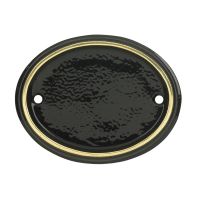 Blank Number sign Black & Brass