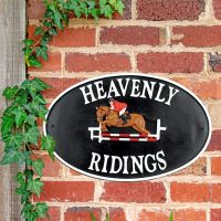 "Show Jumper" House Sign