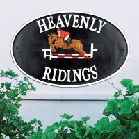 "Show Jumper" House Sign 