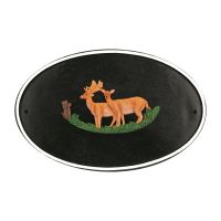 Oval Cast Iron "Deer Park" 