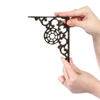 "Harrison" Iron Shelf Bracket To Scale