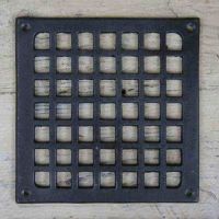 Square Cast Iron Air Cover - 5.5" x 5.5"