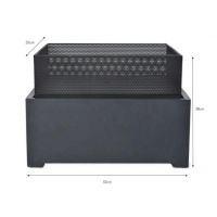 Square Mesh Fire Pit & Wood Burner Measurements