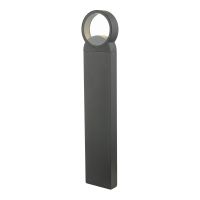 Squared Contemporary Post Light in Use