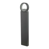 Squared Contemporary Post Light Finished in a Matt Grey