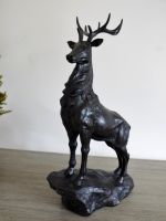 Highland Stag Ornament Finished in Deep Bronze