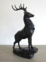Highland Stag Ornament Finished in Deep Bronze