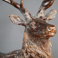 Bronze Effect Stag Ornament Detailing