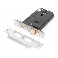Stainless Steel Three Lever 5" Rim Lock