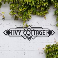 House Name Sign Art Deco 