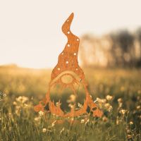 Standing Gonk Gnome Silhouette in Use in a Field