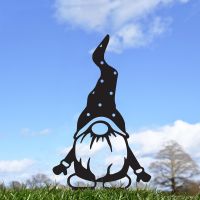Standing Gonk Gnome Silhouette in Situ