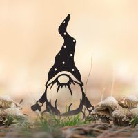 Standing Gonk Gnome Silhouette in Use Outdoors