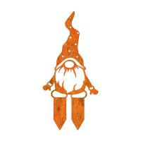 Standing Gonk Gnome Silhouette in a Rustic Finish