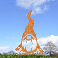 Standing Gonk Gnome Silhouette in Situ