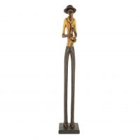 Standing Jazz Saxophonist Ornament Created Out of Resin