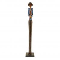 Standing Jazz Trumpeter Ornament Created Out of Resin