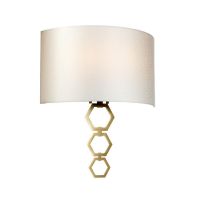 Steel and Brass Contemporary Wall Light