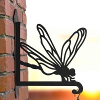 Steel Dragonfly Hanging Basket Bracket