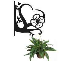 Poppy Heart Hanging Basket Bracket with Planter