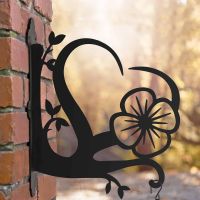 Poppy Heart Hanging Basket Bracket in Situ