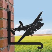 Steel Hanging Basket Bracket with RAF Avro Shackleton Topper