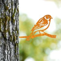 Steel Reed Bunting Tree Spike - Rustic