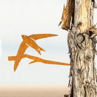 Rustic Steel Swift Tree Spike in Situ