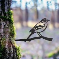 Steel Yellow Wagtail Tree Spike - Black in Situ