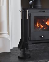 In situ photo of fireside companion set