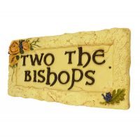 Stone Effect Rose House Name Sign