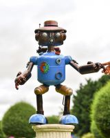 Scale image of Stray Recycled Metal Robot
