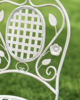 Close-Up of Ornate Backrest on Seat