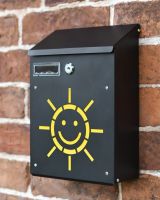 Wall Mounted Lockable "Sunny Smile" Post Box