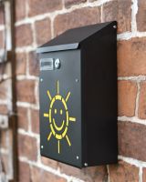 Wall Mounted Lockable "Sunny Smile" Post Box 