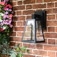 Suspended Wall Lantern With Contemporary Design