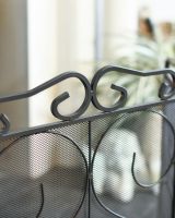Close Up Of "The Antiquitas" Three Fold Fire Guard Peak