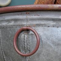 Round Handles on the Side of the "The Lulworth" Steel Log Basket 