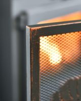 Close Up Of "The Meadow" Antique Fire Guard Edges