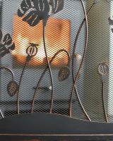 Close Up Of "The Meadow" Antique Fire Guard Detailing