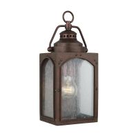 "The Miners" Wall Light in a Copper Oxide Finish