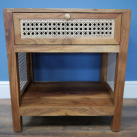 Front View of the "Moroccan" Bedside Table