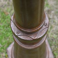 Close-up of the Finish on the Lamp Post Base