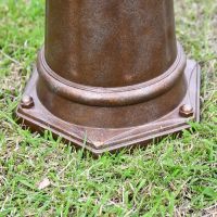 Close-up of the Base on the Lamp Post Set